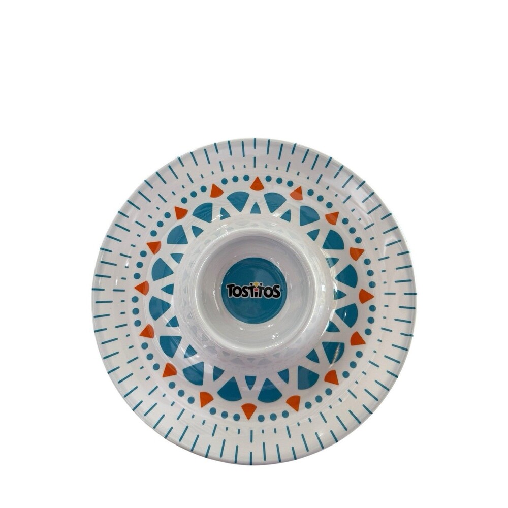 TOSTITOS CHIP AND DIP SNACK SERVER TAILGATING RARE! Plastic